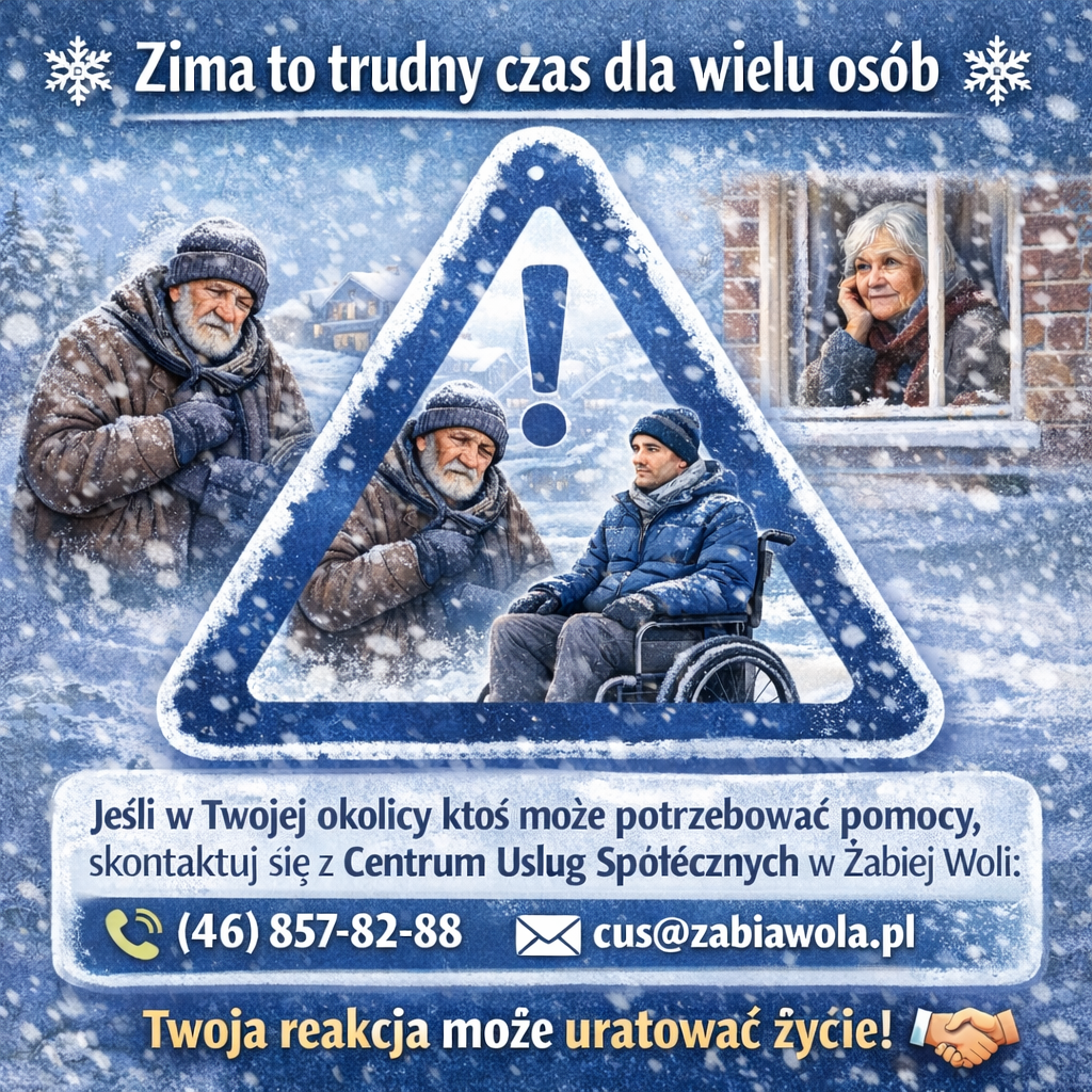 ❄️ Zima to trudny czas dla wielu osób ❄️